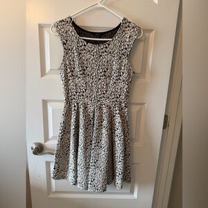 Soprano Black and White Mini Dress